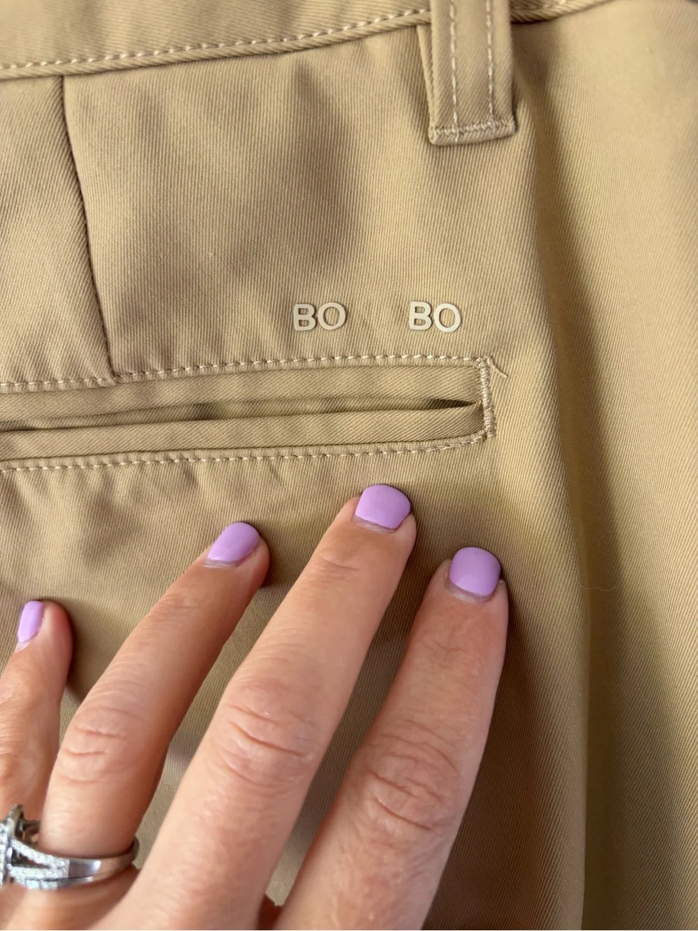 Bonobos Highland Tour Flat Front Tapered Golf Pants In‎ Khaki Size W32xL30